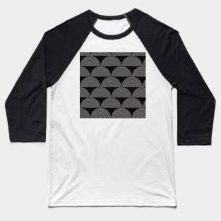 Modern graphic pattern in black and white with a nice color effect Baseball T-Shirt
